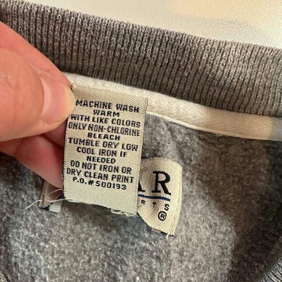 Vtg 90s Gear For Sports Indiana University Crewneck Sweatshirt Size XL Academia - Picture 8 of 9